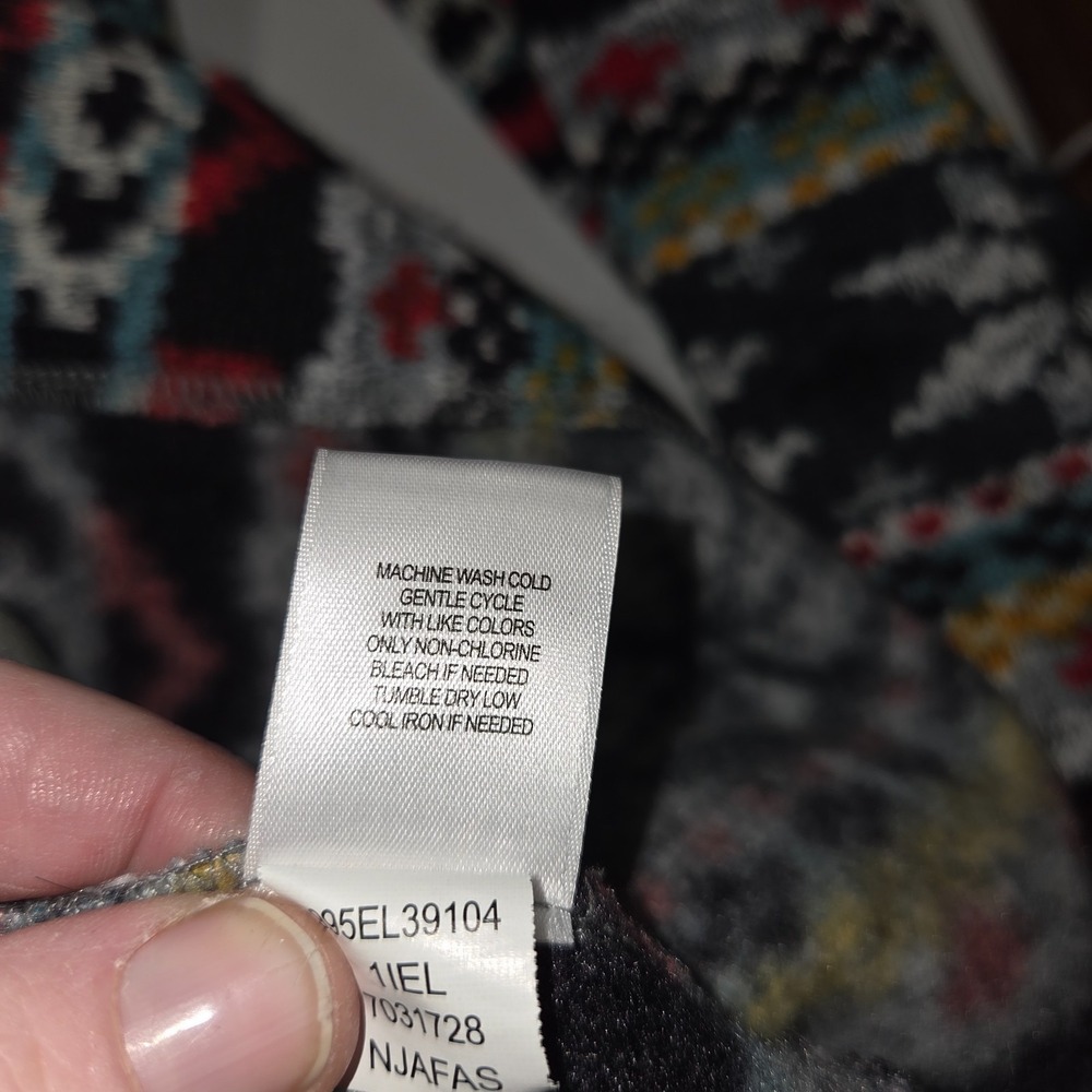 One World Multicolored One Toggle Jacket Large - Picture 6 of 6